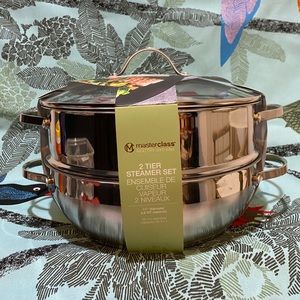 Brand New Masterclass 2 tier steamer set